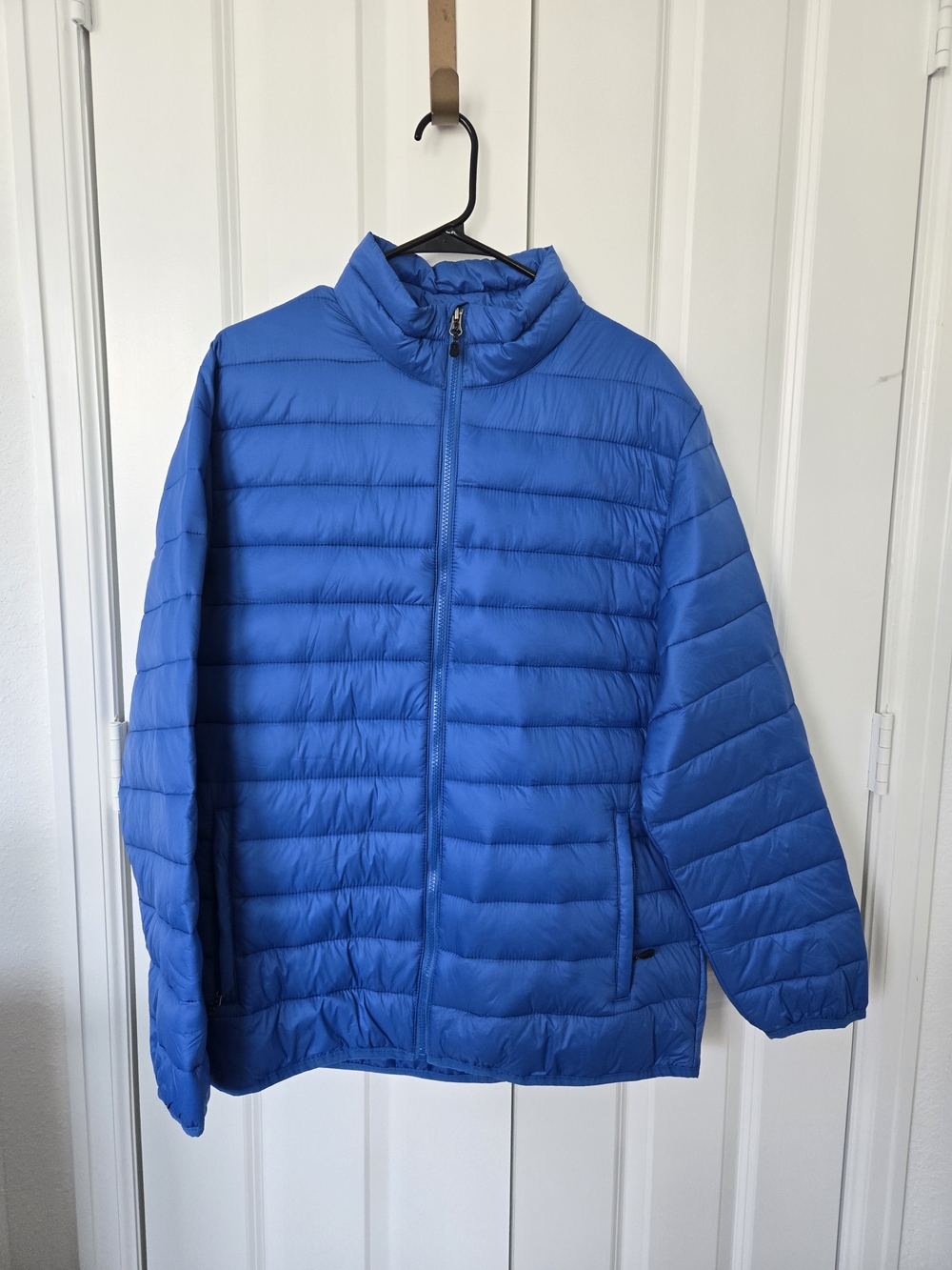 Men's Blue Lightweight Quilted Jacket